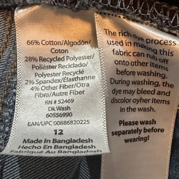 Sofia by Sofia Vergara Dark Blue Ankle Jeans - Picture 7 of 7